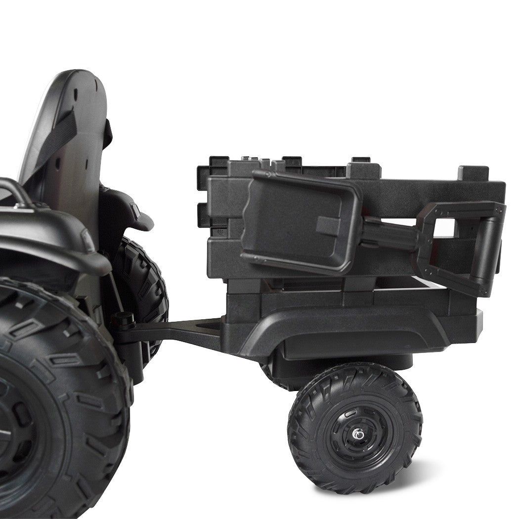 Tracteur électrique pour enfants 12V remorque BK0925 MP3 télécommande, lumières