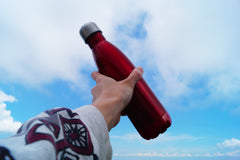 Bouteille d’eau chaude réutilisable 750 ml en ALUMINIUM 550151 sans BPA