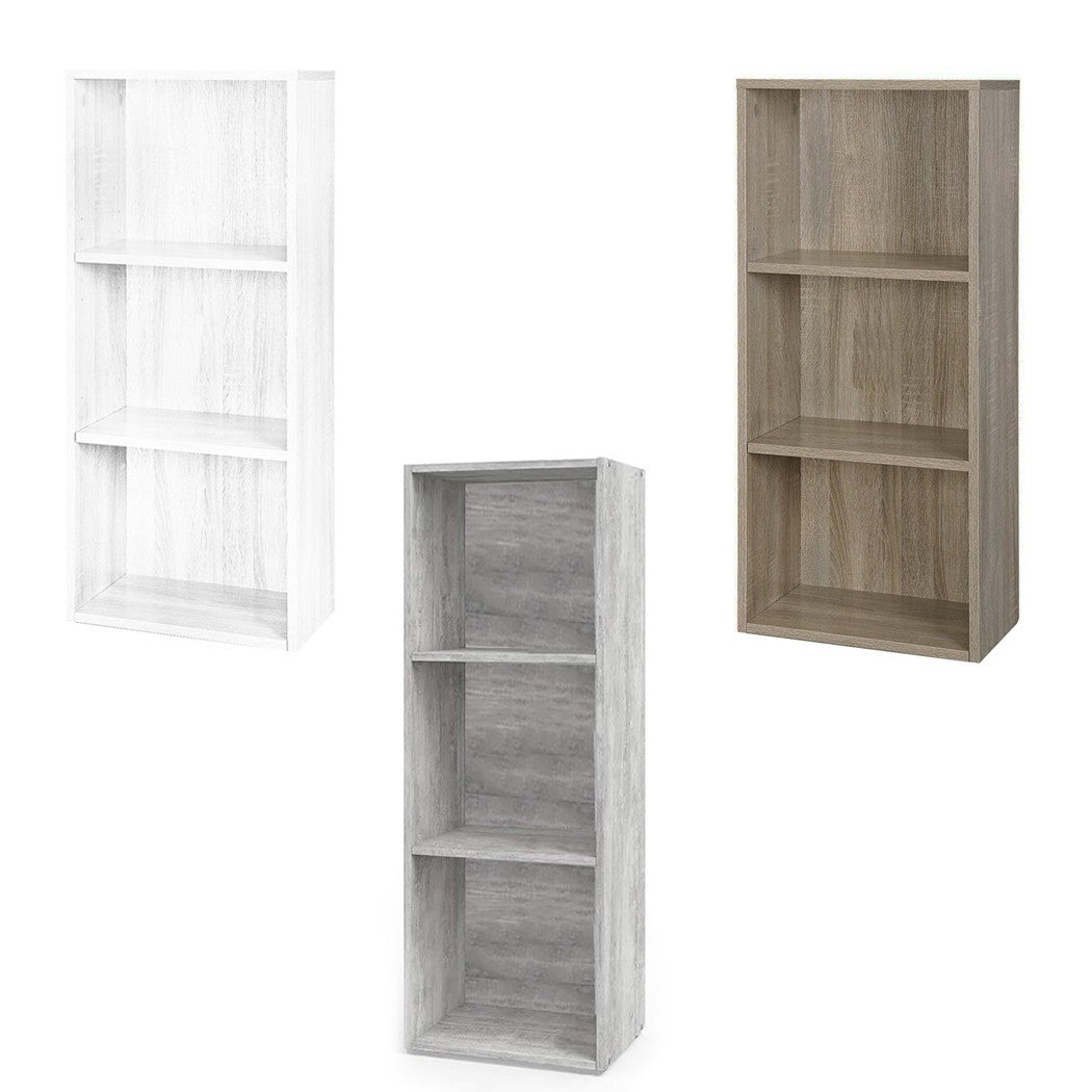 Bibliothèque en bois PRONTO 89 avec 3 étagères 30x40xH90 cm salon chambre
