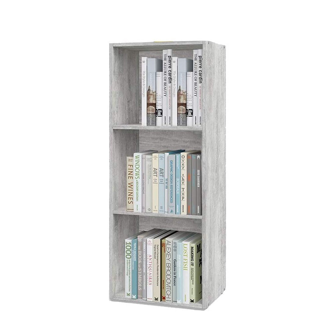 Bibliothèque en bois PRONTO 89 avec 3 étagères 30x40xH90 cm salon chambre