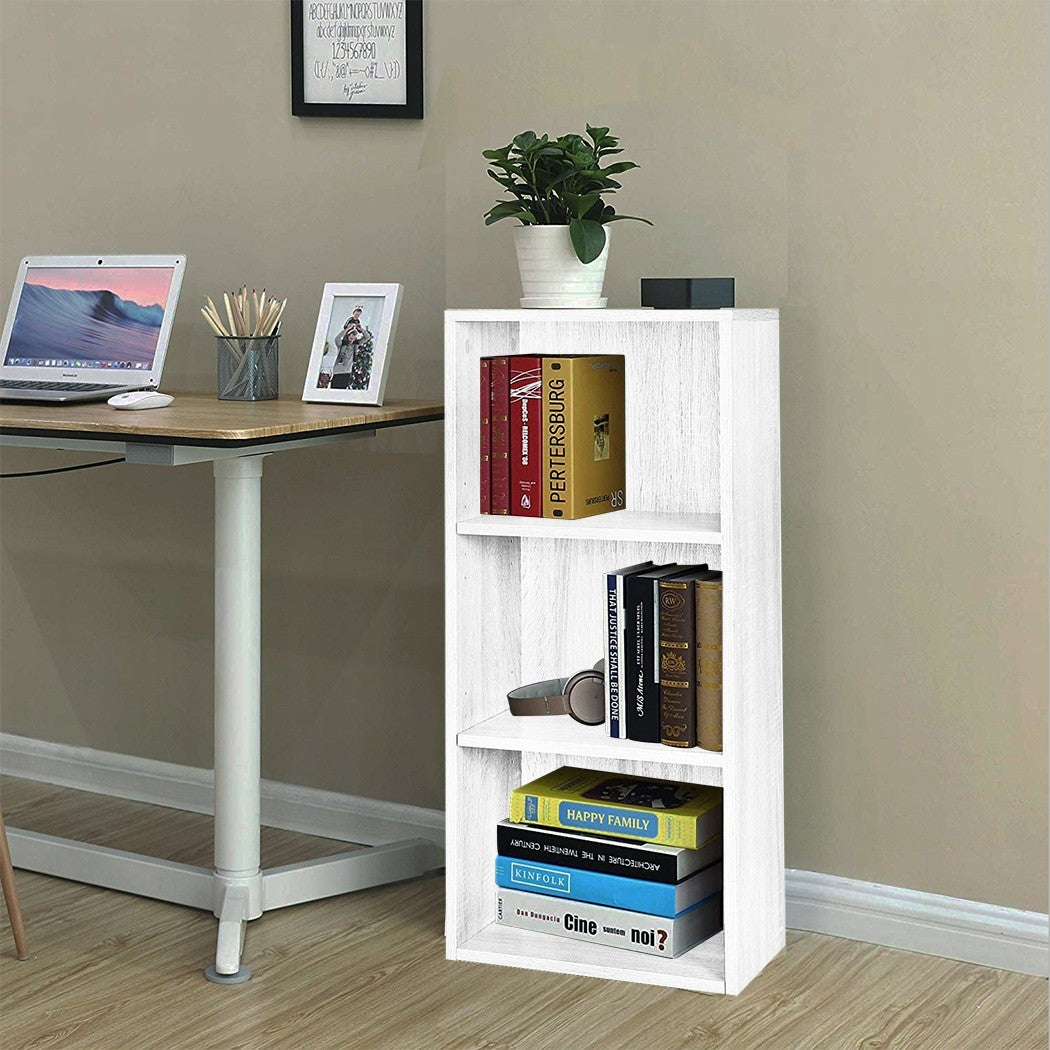 Bibliothèque en bois PRONTO 89 avec 3 étagères 30x40xH90 cm salon chambre