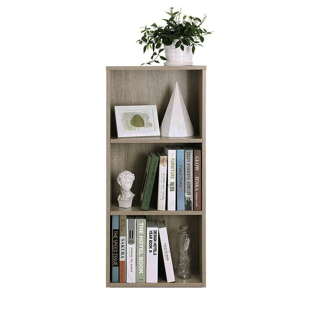 Bibliothèque en bois PRONTO 89 avec 3 étagères 30x40xH90 cm salon chambre