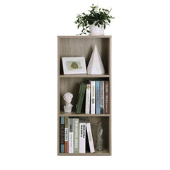 Bibliothèque en bois PRONTO 89 avec 3 étagères 30x40xH90 cm salon chambre