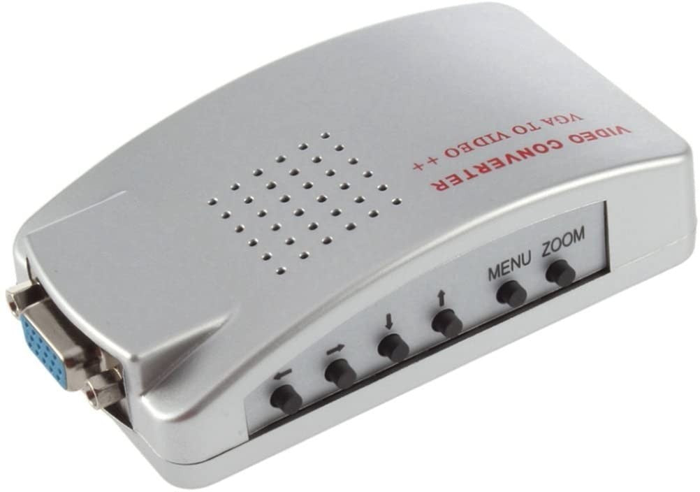 Convertisseur vidéo 819019 haute résolution de vga à rca s-vidéo tv pc portable