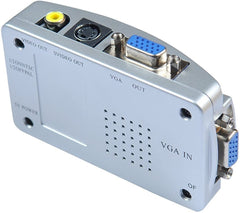 Convertisseur vidéo 819019 haute résolution de vga à rca s-vidéo tv pc portable