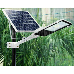 Lampadaire lumineux led route 200W support 062004 panneau solaire crépusculaire