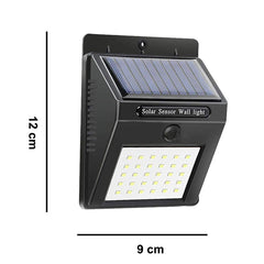 Projecteur mural à charge solaire et capteur de mouvement SMD led 20 LED 1200mah