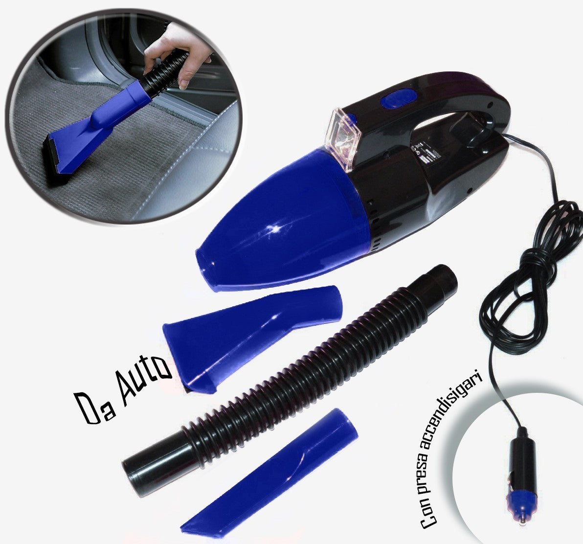 Aspirateur de voiture - 60 watts - CAPRICCIO - allume cigare - léger 747785