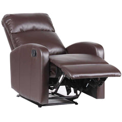 Fauteuil inclinable détente manuelle SAMOA WD repose-pieds amovible en faux cuir