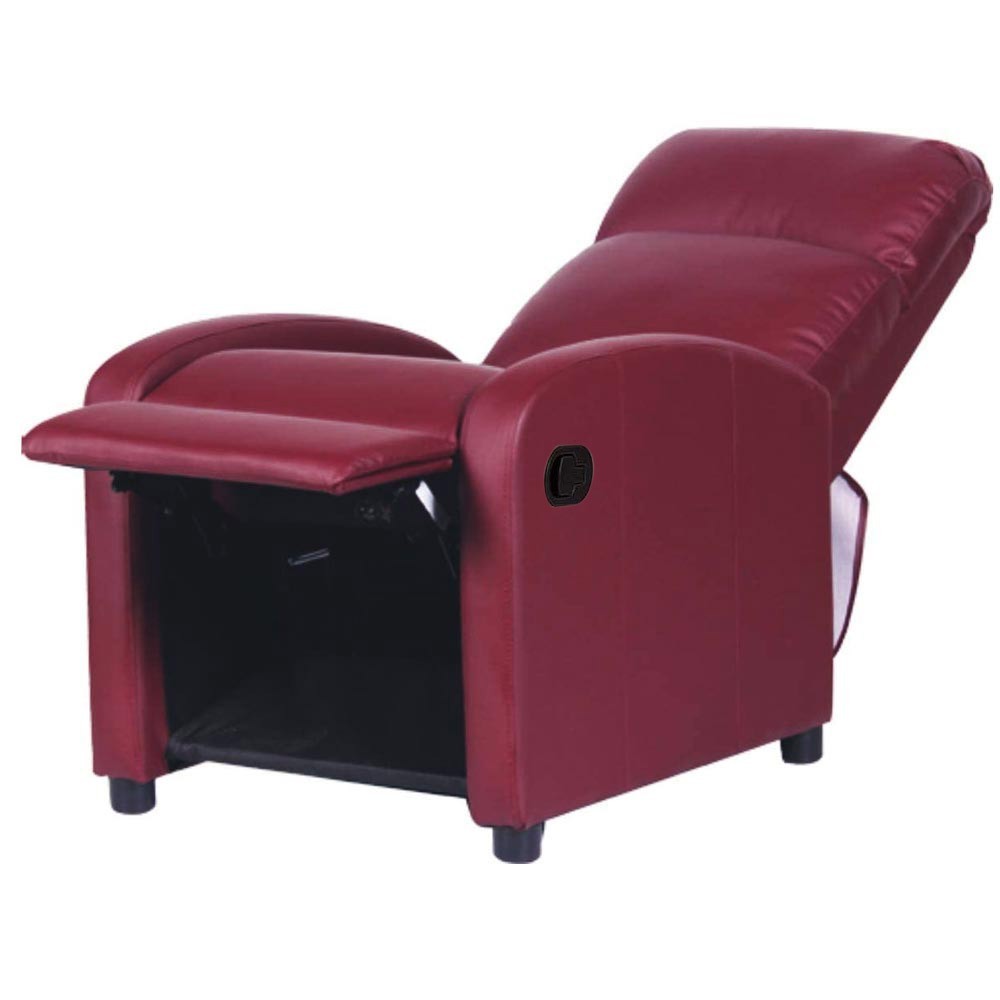Fauteuil inclinable détente manuelle SAMOA WD repose-pieds amovible en faux cuir