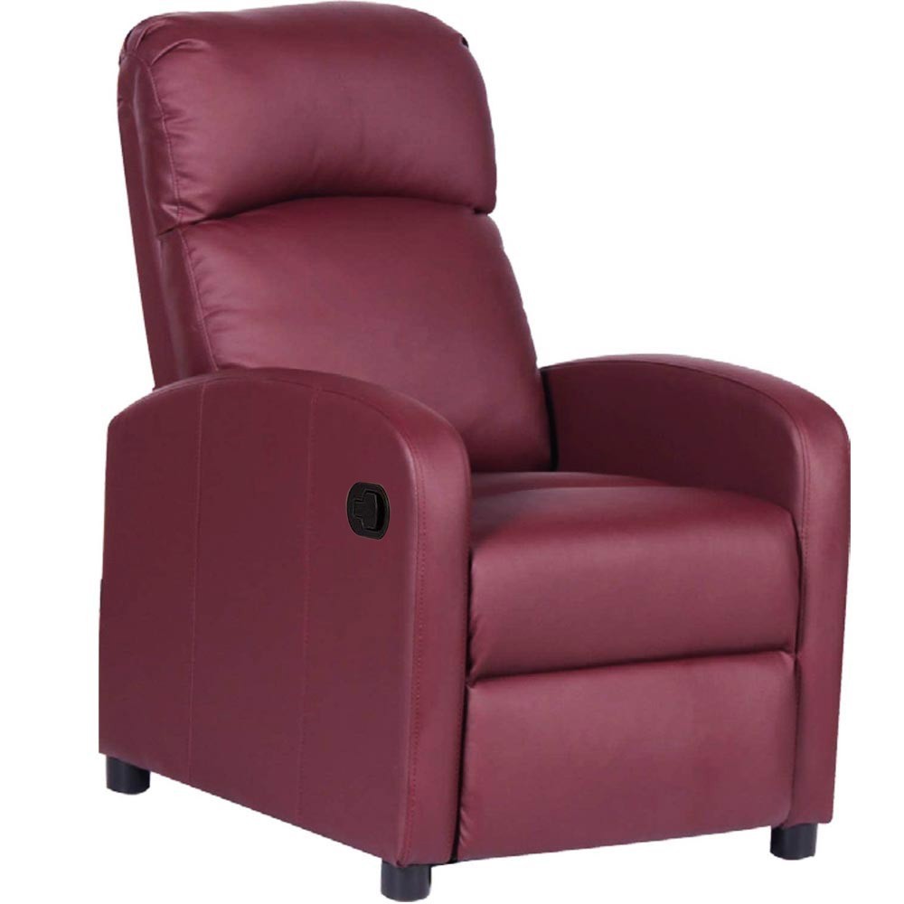 Fauteuil inclinable détente manuelle SAMOA WD repose-pieds amovible en faux cuir