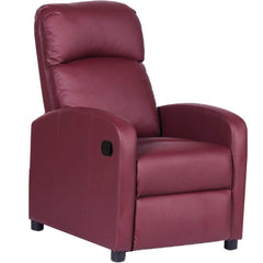 Fauteuil inclinable détente manuelle SAMOA WD repose-pieds amovible en faux cuir