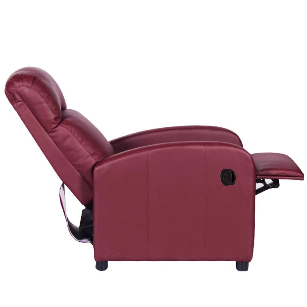 Fauteuil inclinable détente manuelle SAMOA WD repose-pieds amovible en faux cuir