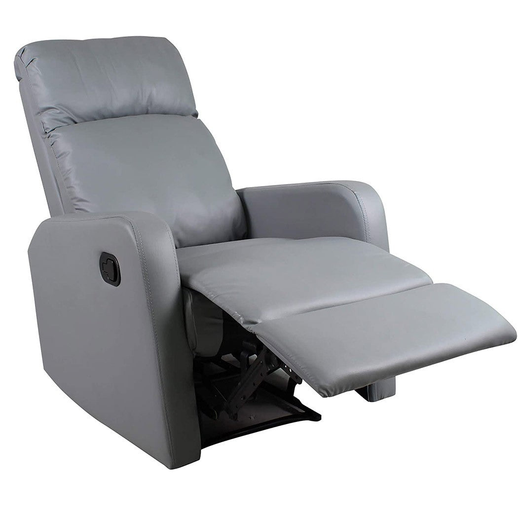 Fauteuil inclinable détente manuelle SAMOA WD repose-pieds amovible en faux cuir