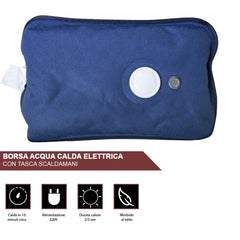 Sac d’eau chaude électrique 750963 poche de chauffe-mains 220V non remplissable