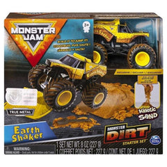 MONSTER JAM DIRT starter set Zombie / Eart Shaker 553688 set avec rampe et sable