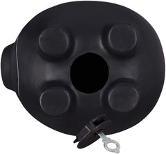 Tirelire en céramique 370104 porte-pièces de porc noir avec la craie pour écrire
