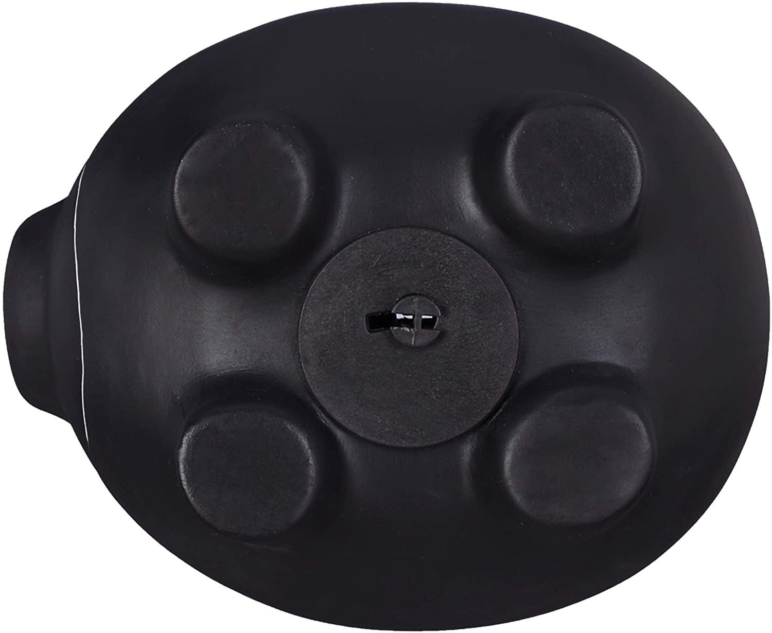 Tirelire en céramique 370104 porte-pièces de porc noir avec la craie pour écrire