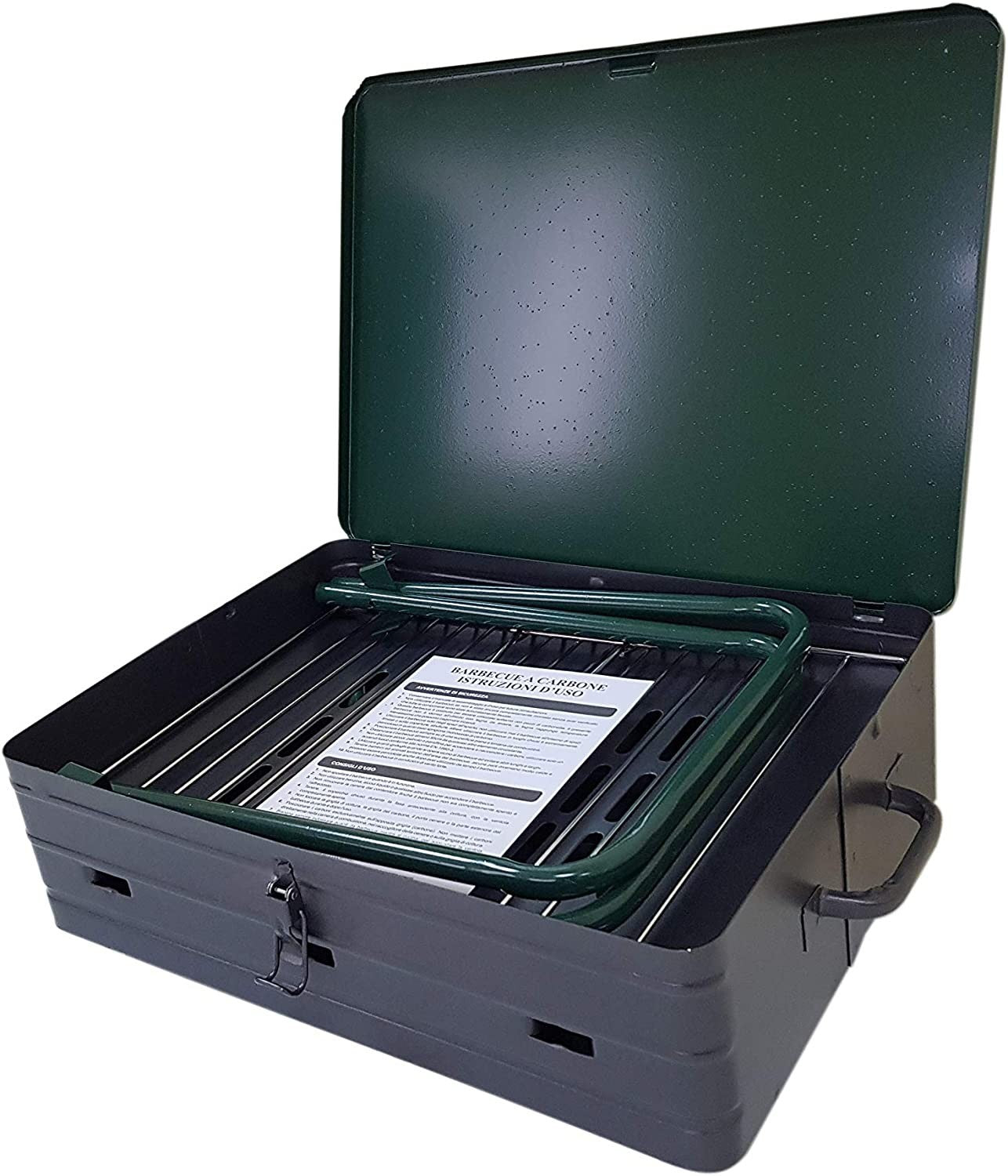 Barbecue pliable avec valise BAR007 42x31xH80 cm avec grille en acier