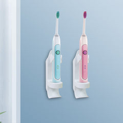 Porte brosse à dents électrique TMX00007 V2 montage mural avec adhésif blanc
