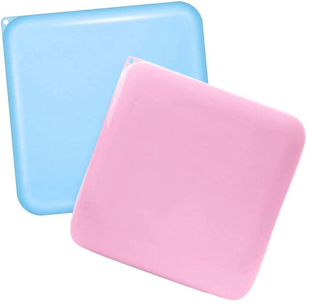 Porte-masques étui en plastique antibactérien couvercle de poche réutilisable