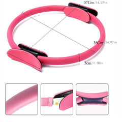Anneau de fitness de résistance 38cm exercices pilates yoga brûleur graisse, gym