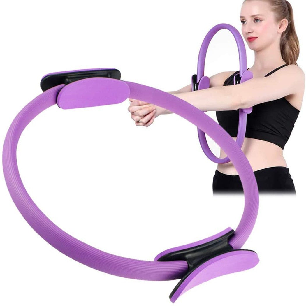 Anneau de fitness de résistance 38cm exercices pilates yoga brûleur graisse, gym