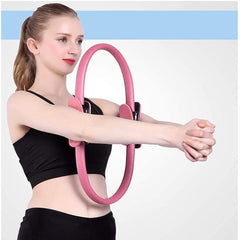 Anneau de fitness de résistance 38cm exercices pilates yoga brûleur graisse, gym