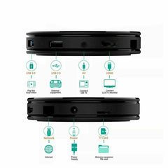 Smart TV box android 10.0 art. 692111 4G Ram+64G Rom Dual band Wifi 2.4G+5.8G