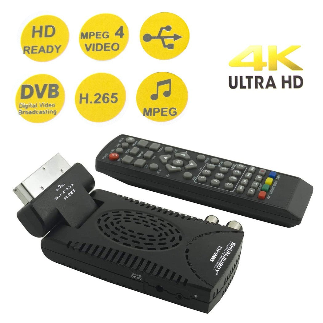 Récepteur numérique terrestre HDTV DVB-T3 FULL HD 4K 003337 sortie USB et HDTV