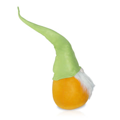 Gnome Avec Chapeau 234042 vert et orange 95 Cm en tissu avec barbe de Pâques