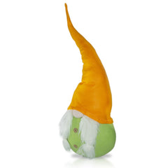Gnome Avec Chapeau 234042 vert et orange 95 Cm en tissu avec barbe de Pâques