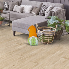 Gnome Avec Chapeau 234044 vert et orange de 46 Cm en tissu avec barbe de Pâques