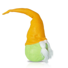 Gnome Avec Chapeau 234044 vert et orange de 46 Cm en tissu avec barbe de Pâques