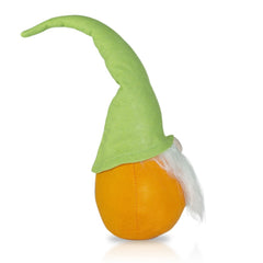 Gnome Avec Chapeau 234044 vert et orange de 46 Cm en tissu avec barbe de Pâques