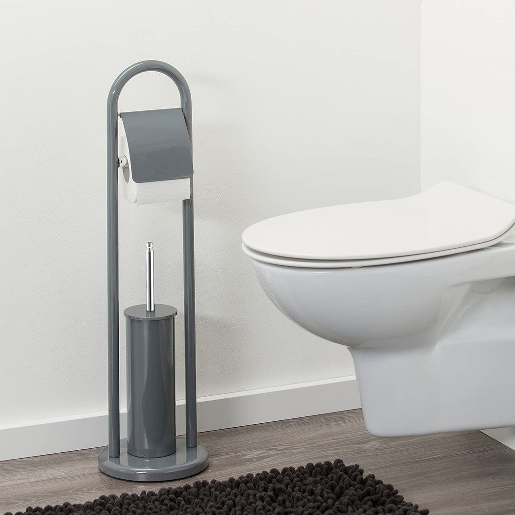 Felicia Porte Rouleau - Porte brosse toilette 136012 de 22 x 81 cm GRIS