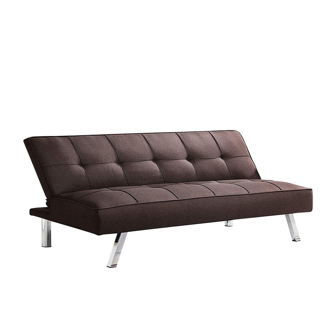 Canapé-lit Gardenia Riga 3 places dossier inclinable clic clac 185x33xH73 cm