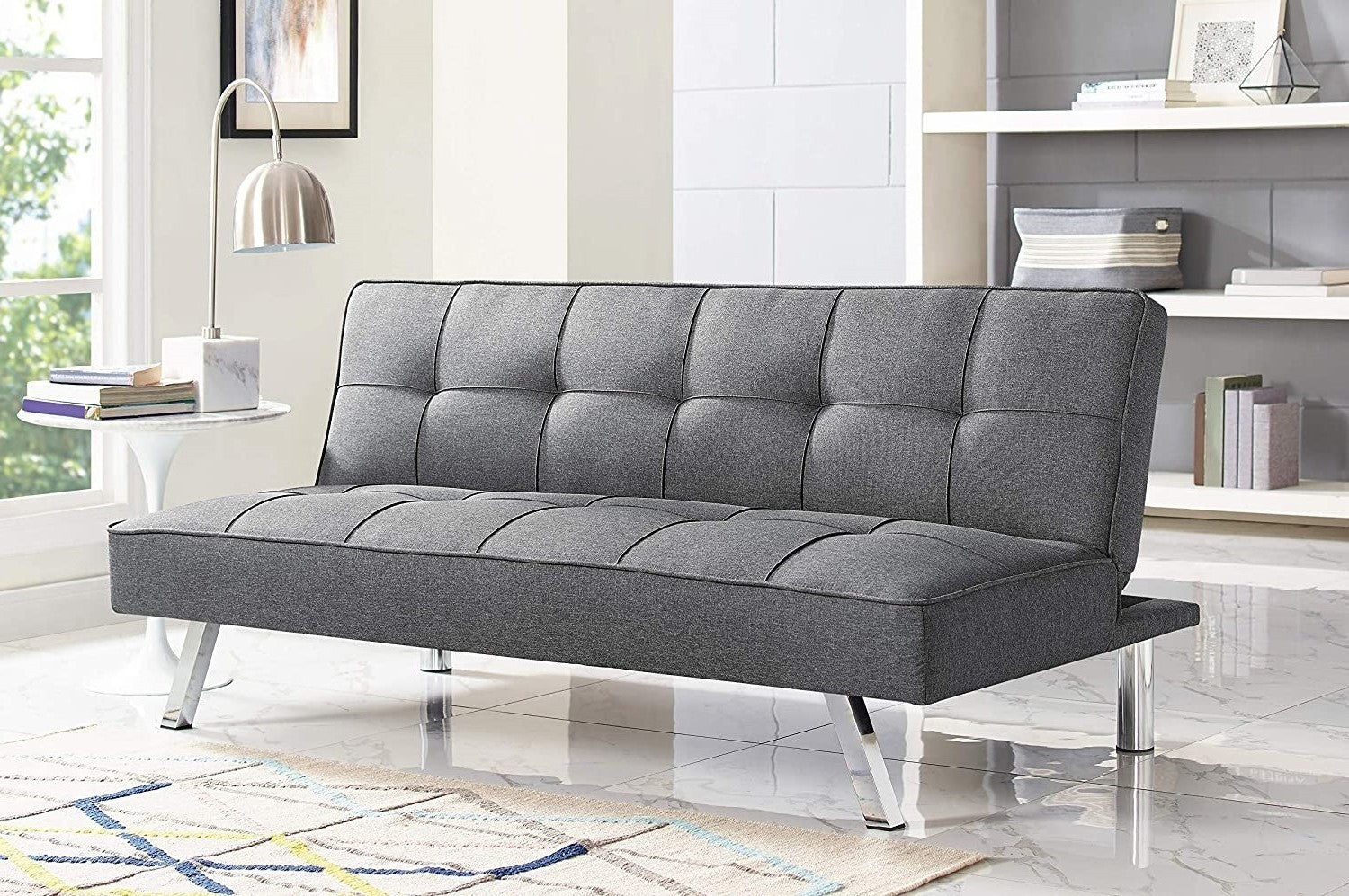 Canapé-lit Gardenia Riga 3 places dossier inclinable clic clac 185x33xH73 cm