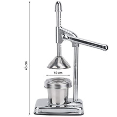 Presse-agrumes presse manuelle en acier inoxydable art. 175155 anti-rouille
