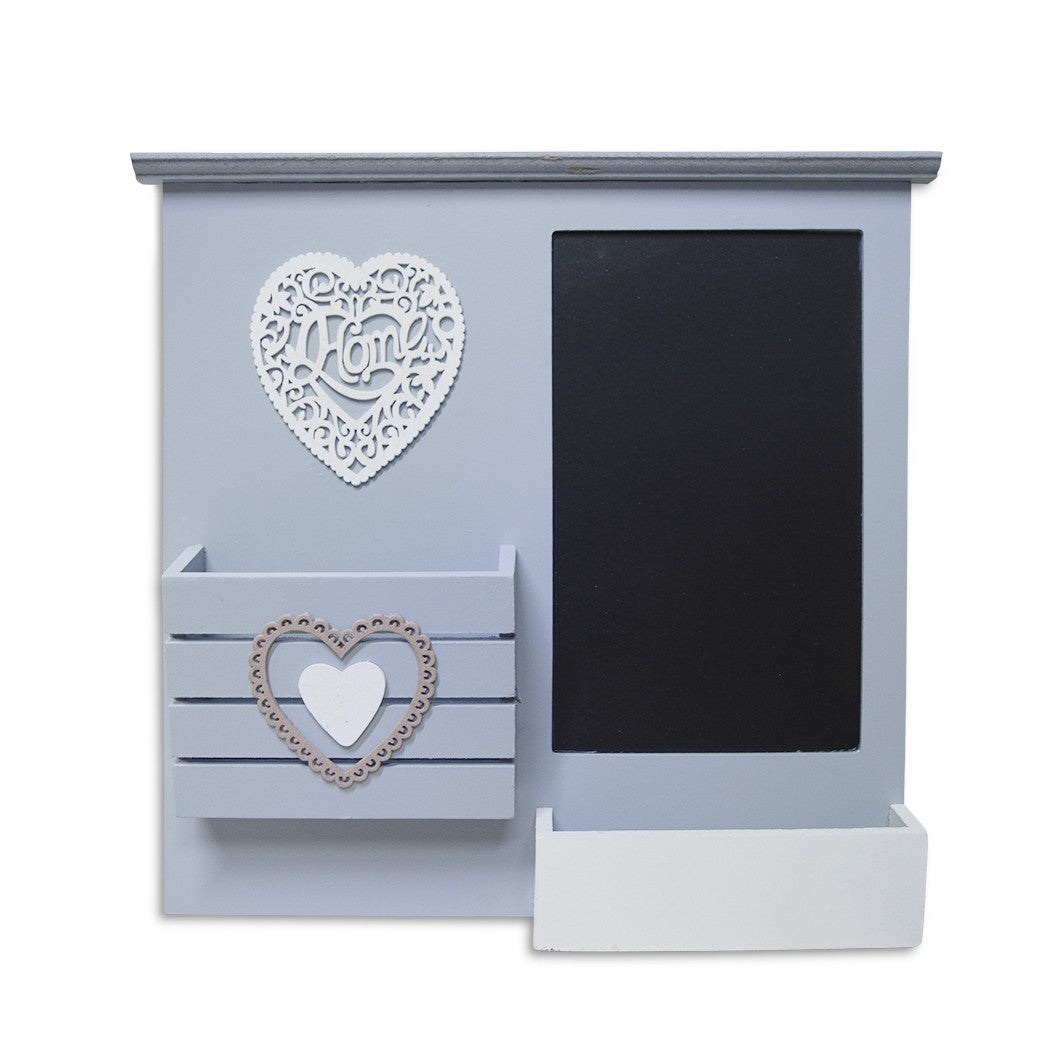 Organisateur mural porte-lettres en bois art. 444115 avec tableau blanc