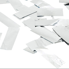 Canon confettis blancs taille XL 80 cm NY133 pour fêtes événements