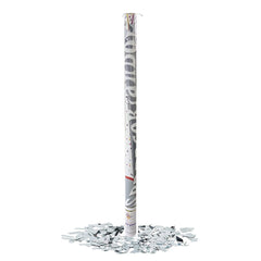 Canon à confettis blancs taille XXL 100 cm NY134 pour fêtes événements