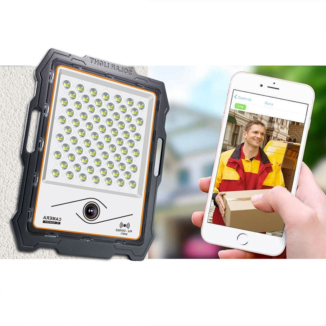 Caméra avec panneau solaire DW901 100W full HD 1080P wifi APP