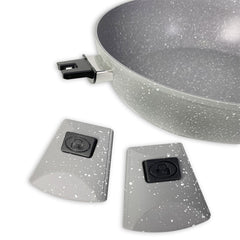 DGBAVARIA set tegami 17pz 20-24-28 cm 255030 GRIS poignées amovibles et louches