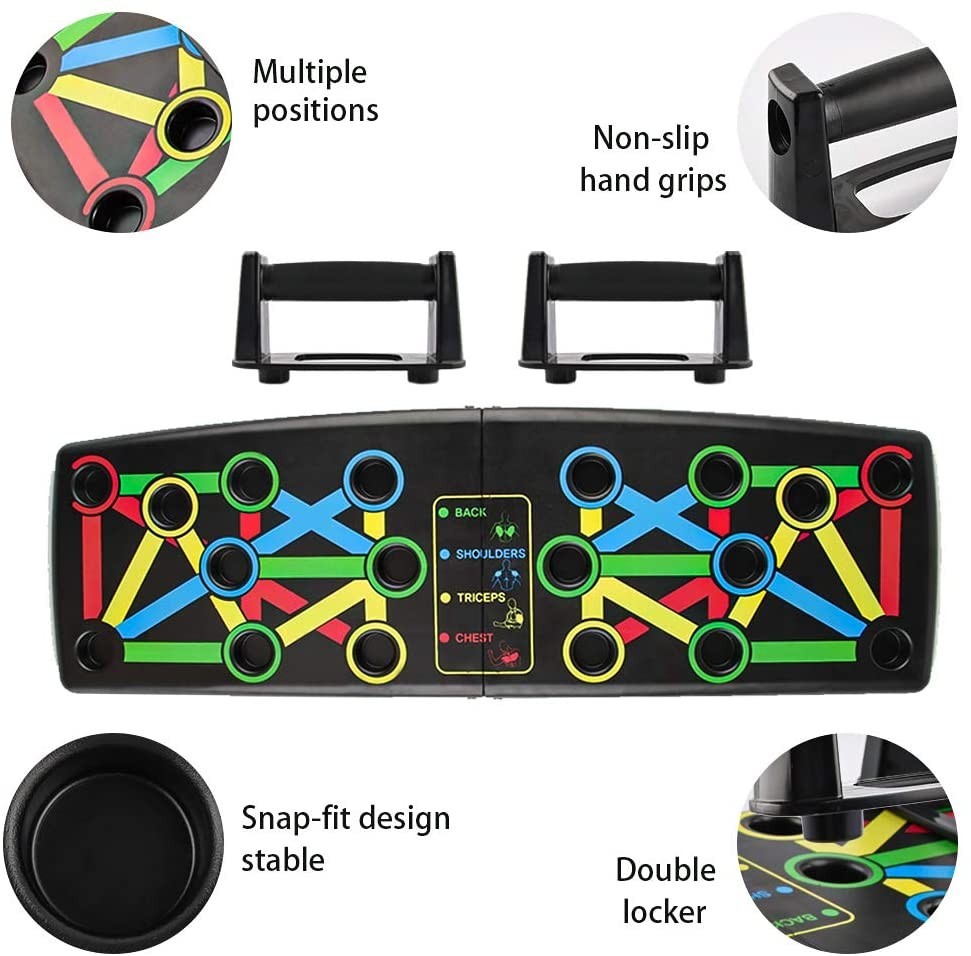 Push up board 210191 table pliante pour entraînement portable push-up fitness