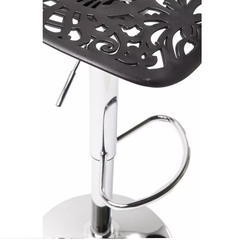 Set 2 pièces Tabouret snack-bar pivotant en polypropylène GIGLIO H79cm