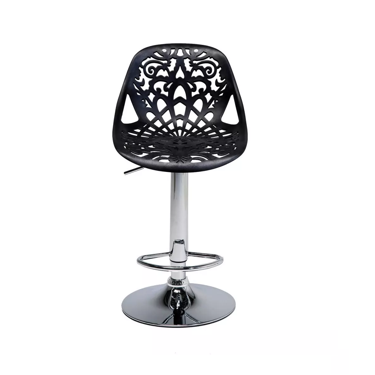 Set 2 pièces Tabouret snack-bar pivotant en polypropylène GIGLIO H79cm