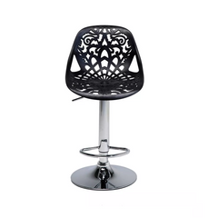 Set 2 pièces Tabouret snack-bar pivotant en polypropylène GIGLIO H79cm