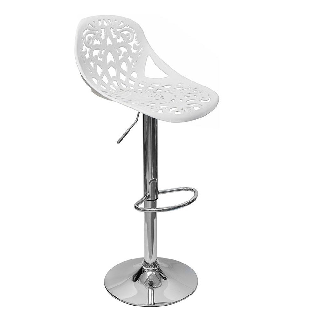 Tabouret snack bar en polypropylène GIGLIO piston à gaz H79 cm siège pivotant