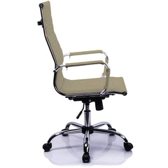 Fauteuil chaise de bureau RADON assise ergonomique en faux cuir 53x63xH110/120cm